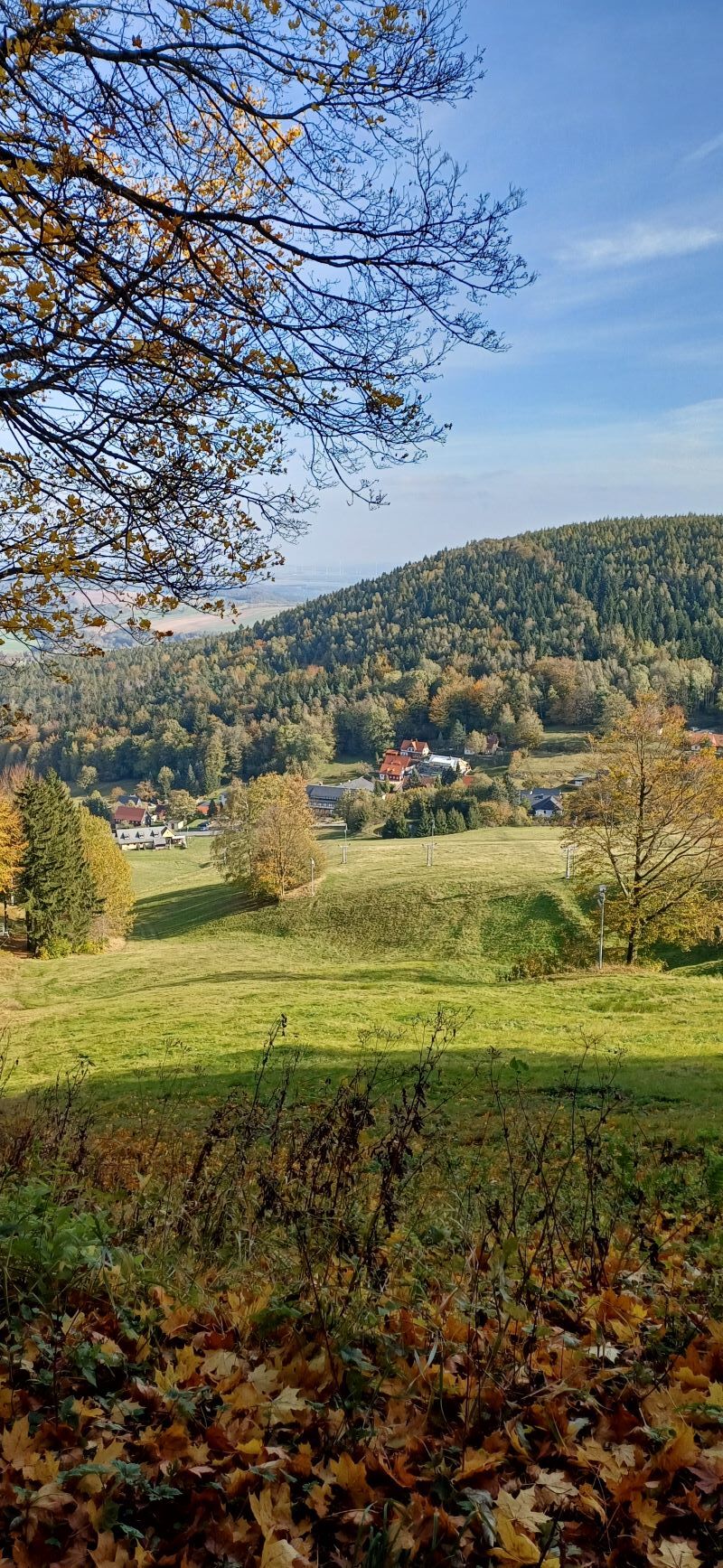 Wunderschöne Aussicht beim Aufstieg rund um die Lausche